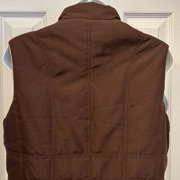 ‎Kirkland Signature Brown/Cream Reversible Vest Size S - Picture 6 of 13
